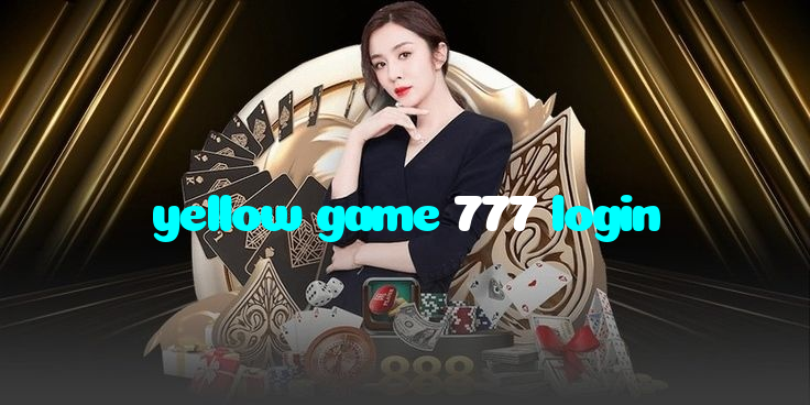 yellow game 777 login casino presented on mobile device in Pakistan with slots and live games
