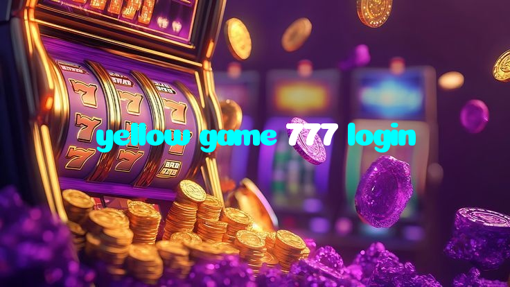 yellow game 777 login casino presented on mobile device in Pakistan with slots and live games
